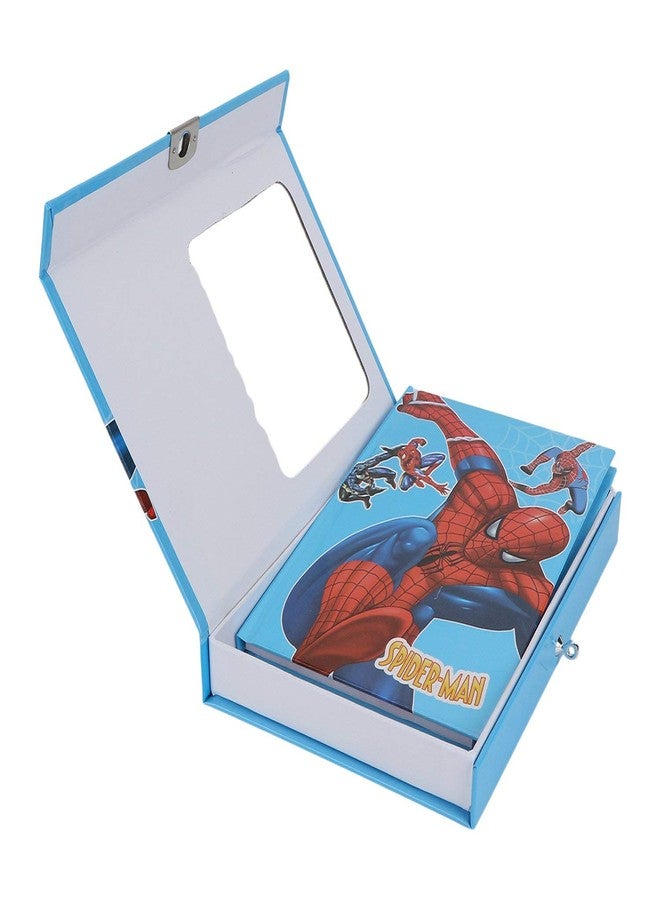 Art Bundle large A6 Size Spiderman Lock Dairy for Boys Gifts options-Size:16.5 * 13.5 * 3 cm - Image 4
